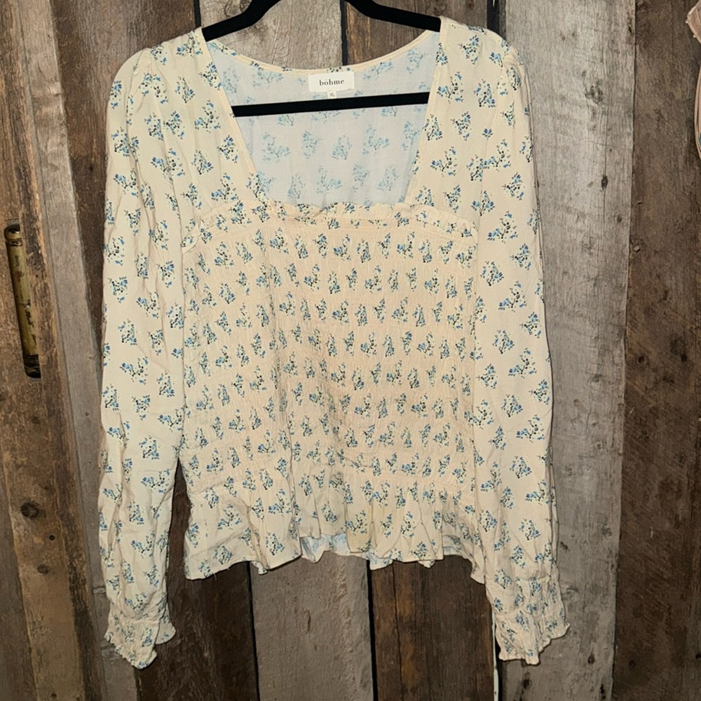 XL Bohme Floral Top